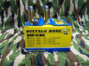 Buffalo Bore Ammo Heavy .44 Remington Magnum 305-Grain