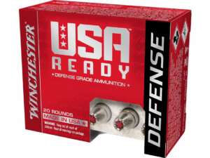 Winchester USA Ready Defense 9mm 124-Grain Ammunition
