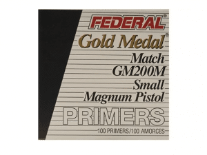 Federal Premium Gold Medal Small Pistol Magnum Match Primers #200M