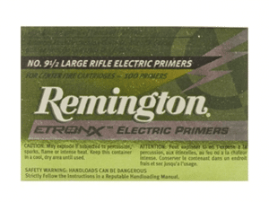 Remington EtronX Electronic Primers Box of 1000 (10 Trays of 100)