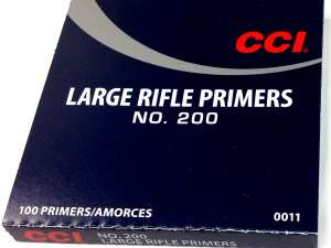 CCI Large Rifle Primers #200 Box of 1000 (10 Trays of 100)