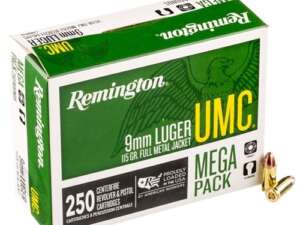 Remington UMC 9mm Luger 115-Grain Centerfire Handgun Ammunition