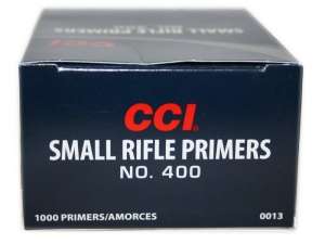 CCI Small Rifle Primers #400 Box of 1000 (10 Trays of 100)