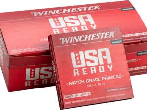 Winchester USA Ready Small Rifle Match Primers Box of 1000 (10 Trays of 100)