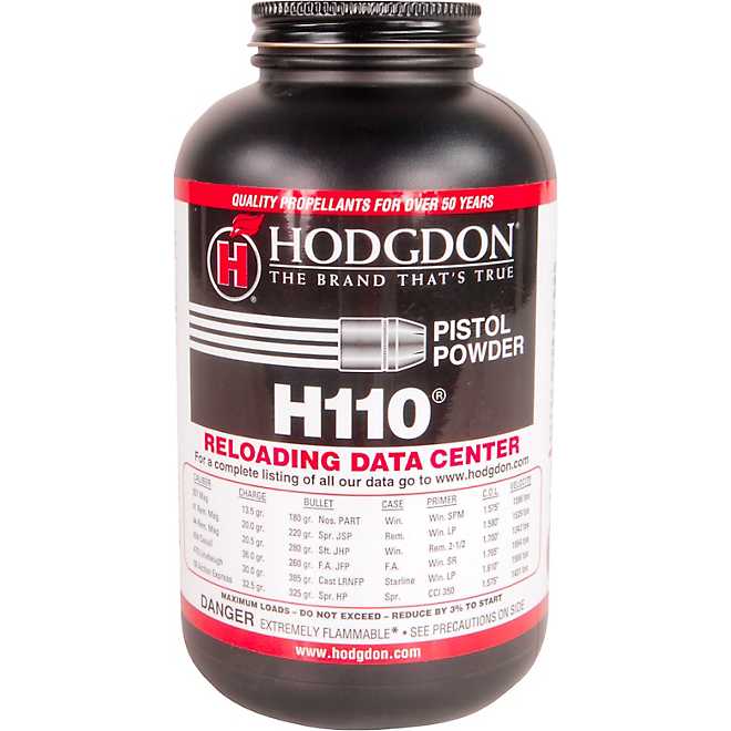Hodgdon H110 1 lb Spherical Pistol/Shotgun Powder