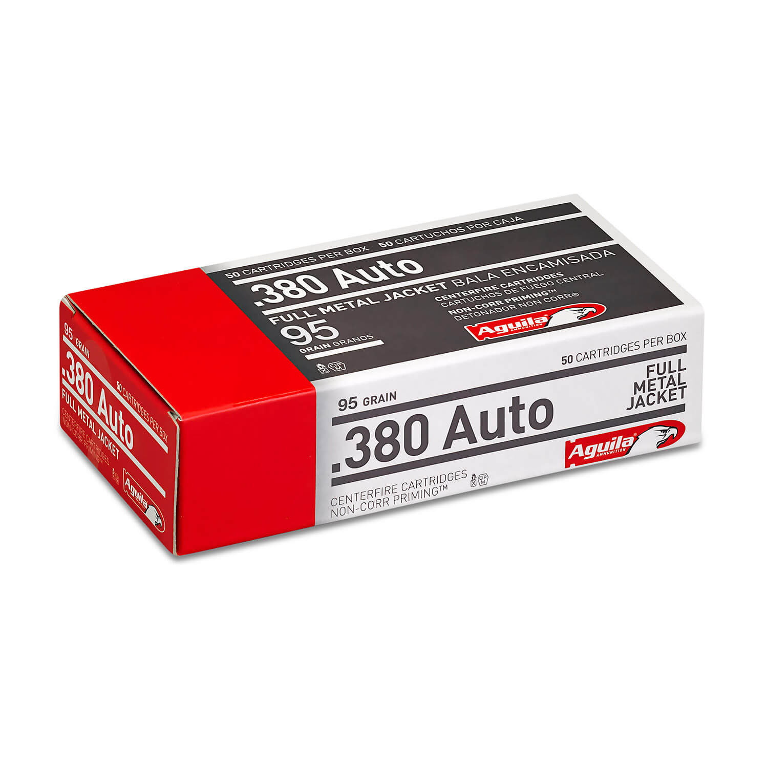 Aguila Ammunition .380 Auto 95-Grain Centerfire Ammunition