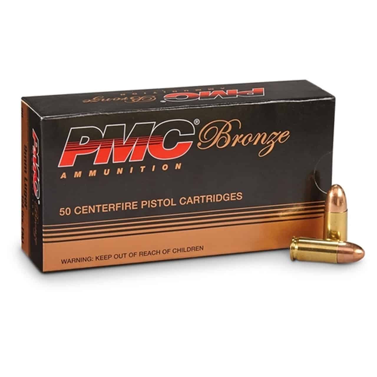 PMC Bronze 9mm Luger 115-Grain Pistol Ammunition