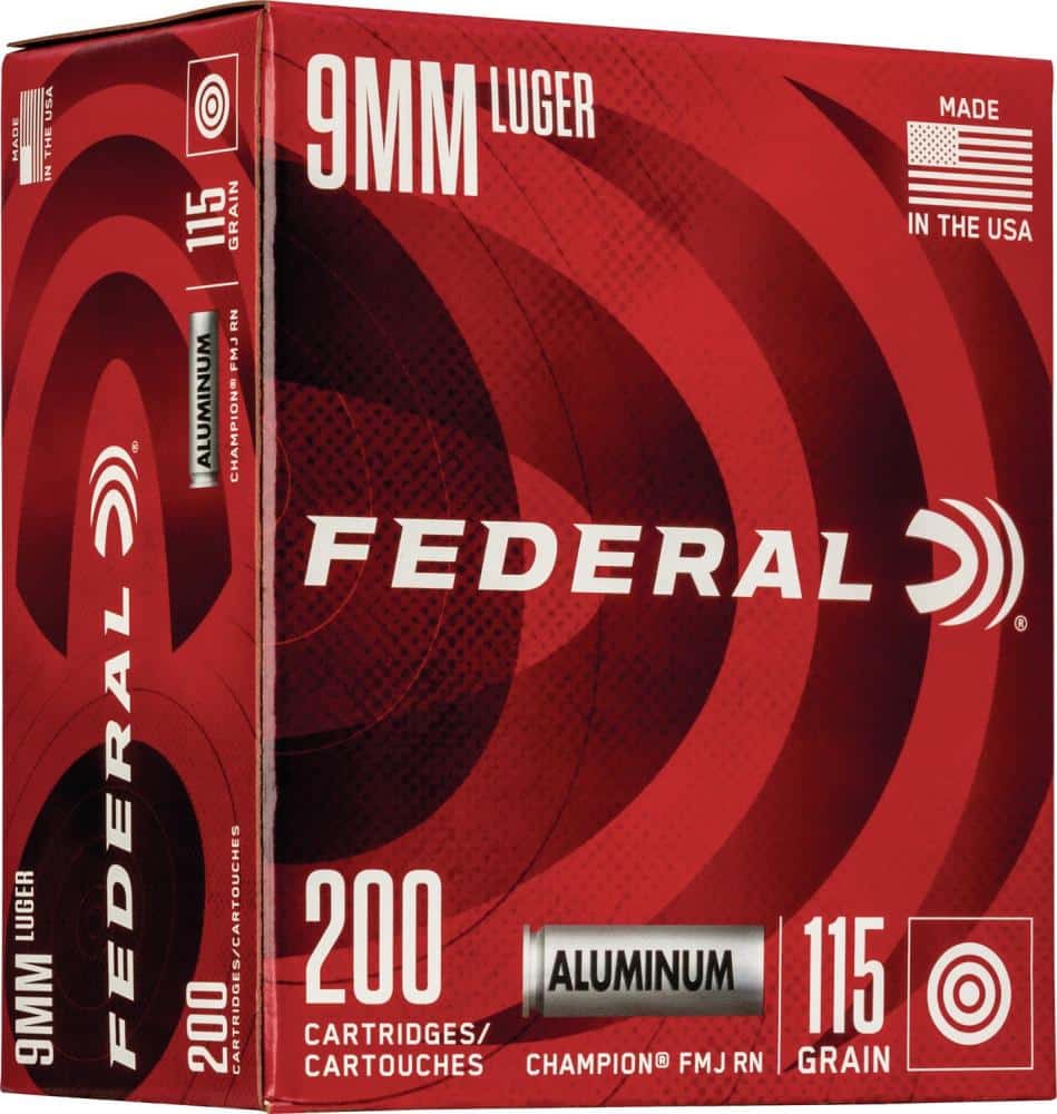 Federal Premium Champion 9mm 115-Grain Pistol Ammunition