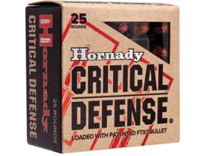 Hornady Critical Defense 9 mm Luger 115-Grain Handgun Ammunition