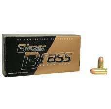 Blazer Brass Target Load FMJ .380 Auto 95-Grain Centerfire Handgun Ammunition