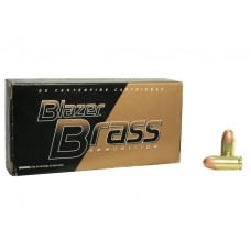 Blazer Brass Target Load FMJ .380 Auto 95-Grain Centerfire Handgun Ammunition
