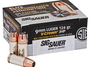 SIG SAUER Elite V-Crown 9 mm 124-Grain Centerfire Ammunition