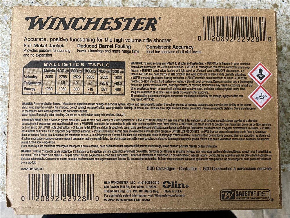 5.56 New Factory Ammo 500 ROUNDS - Image 3