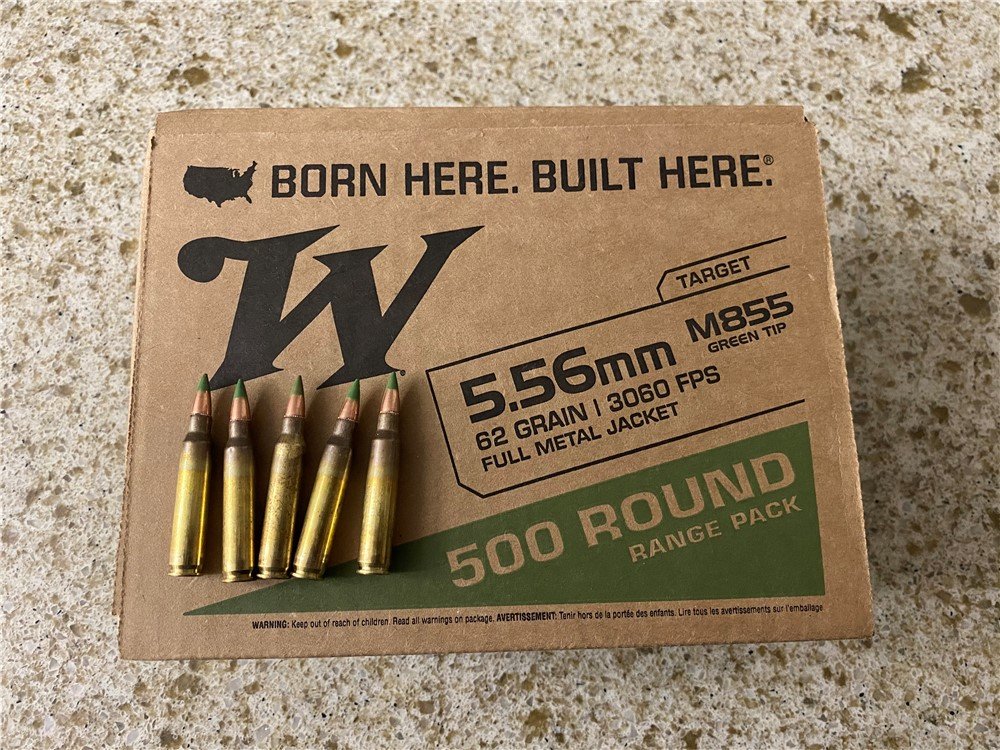 5.56 New Factory Ammo 500 ROUNDS