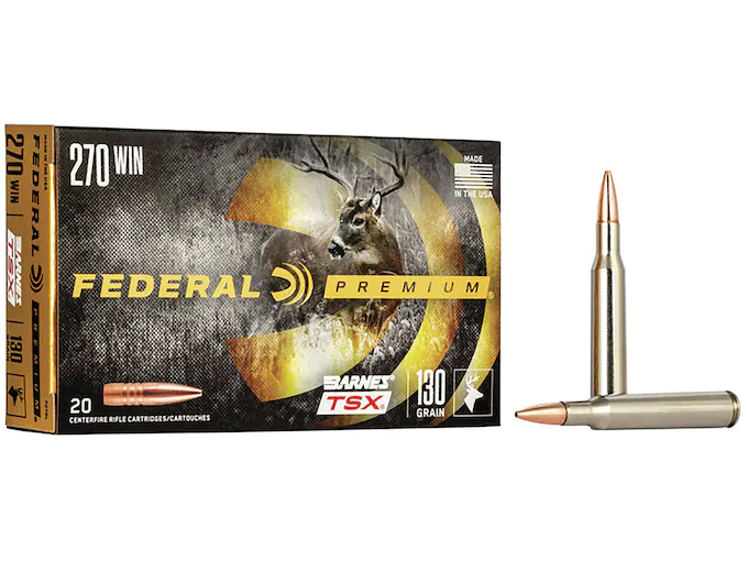 Federal Premium 270 Ammo Win HP Lead-Free