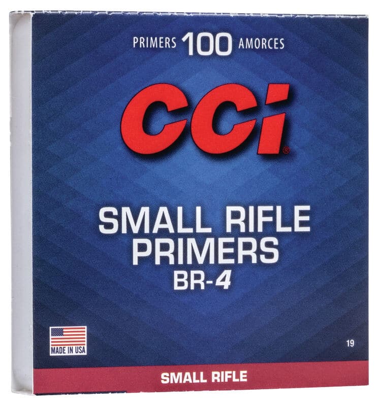 CCI Small Rifle Bench Rest Primers #BR4 Box of 1000 (10 Trays of 100)