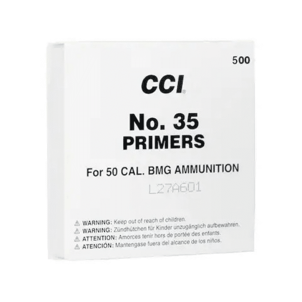 CCI 50 BMG Military Primers #35