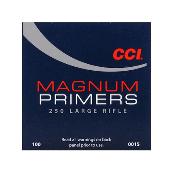 CCI Large Rifle Magnum Primers #250 Box of 1000 (10 Trays of 100)